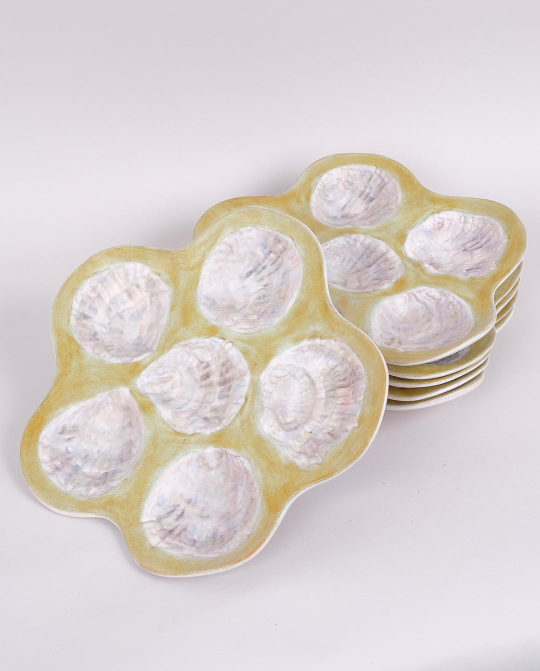 Assiettes à huîtres Guillot x2