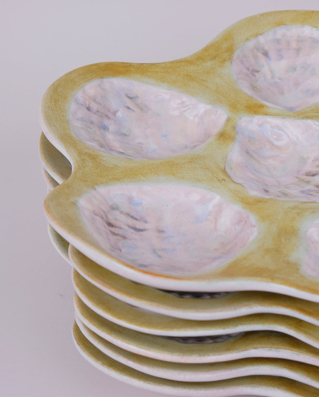 Assiettes à huîtres Guillot x2
