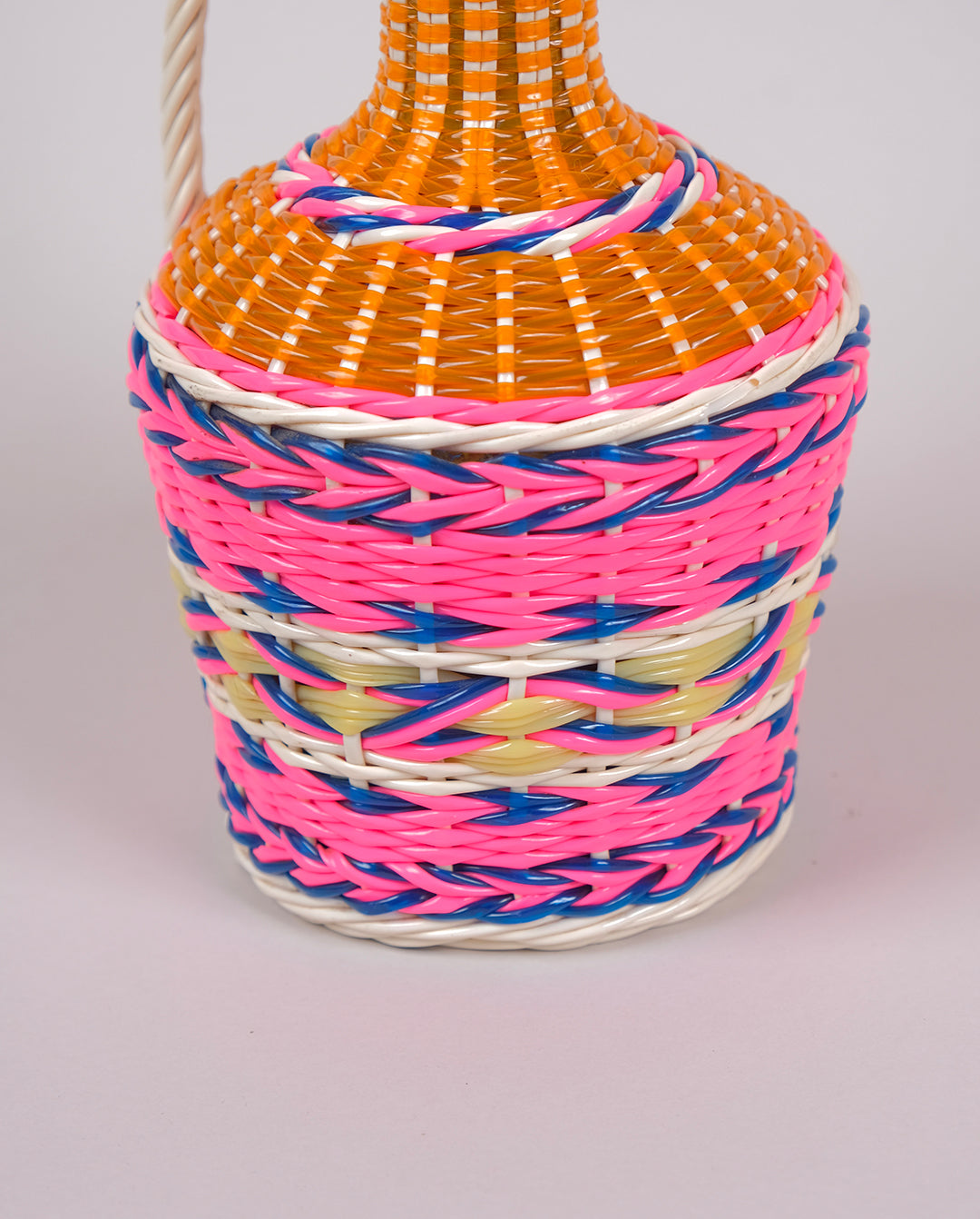 bouteille scoubidou vintage