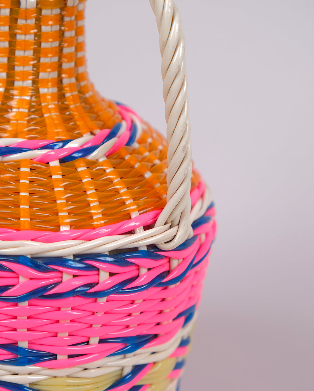 bouteille scoubidou vintage