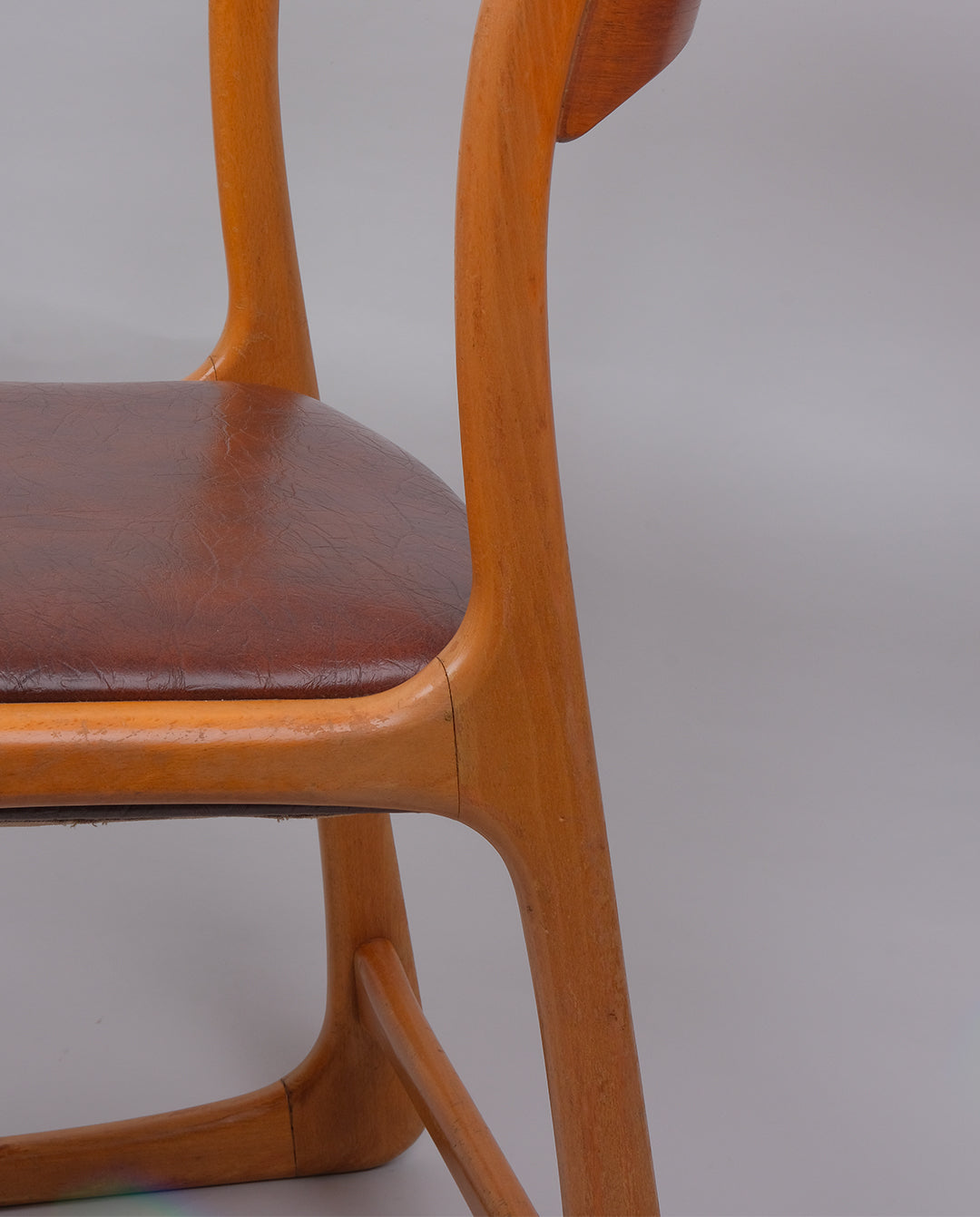Chaise traineau Baumann, années 60