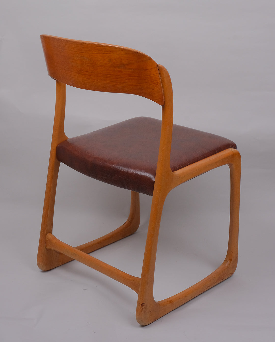 Chaise traineau Baumann, années 60