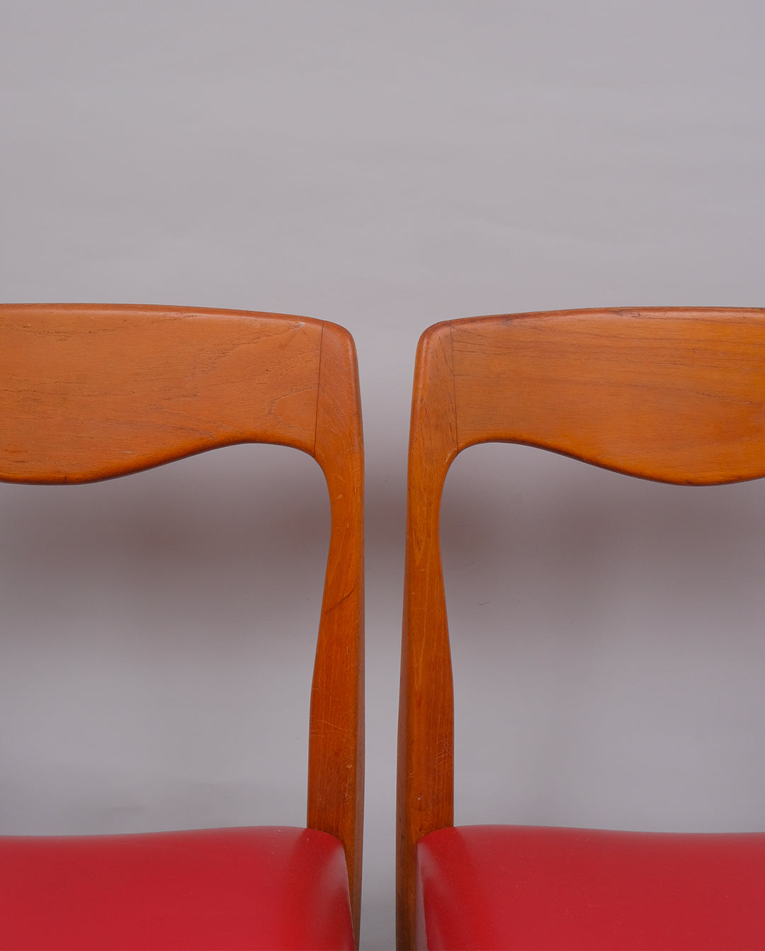 Chaises au style scandinave x2, années 60