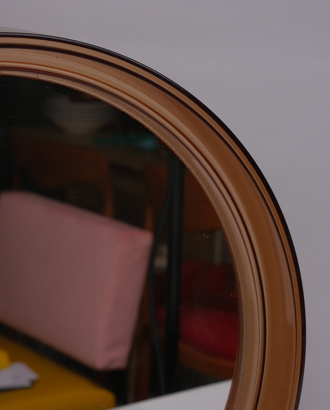 Miroir en plexi fumé, années 70