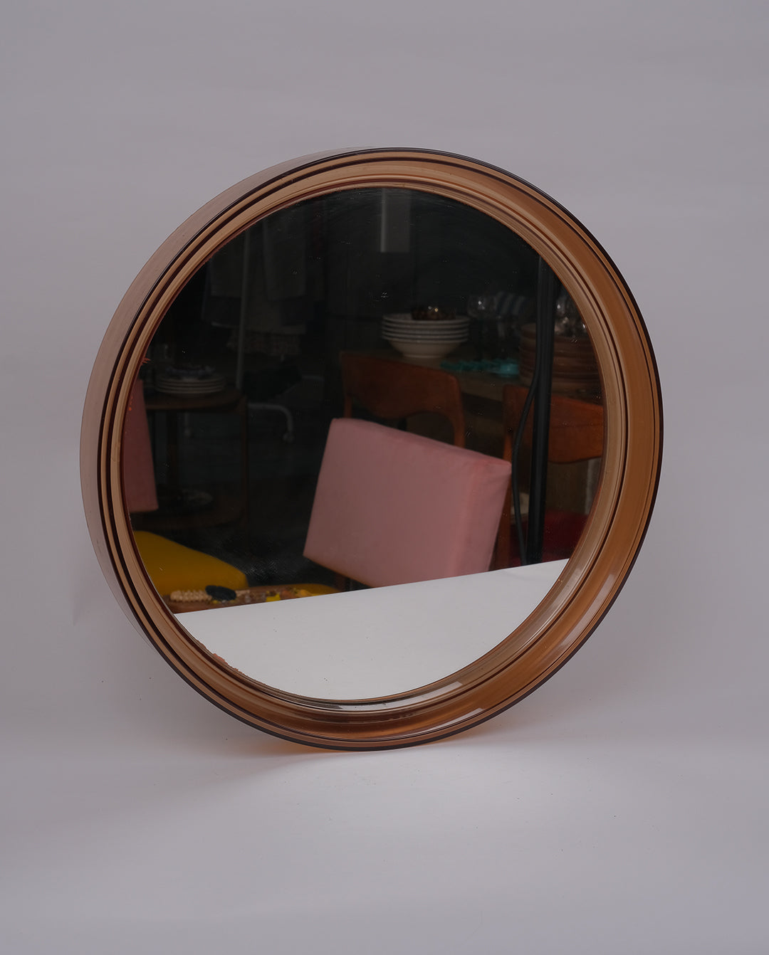 Miroir en plexi fumé, années 70