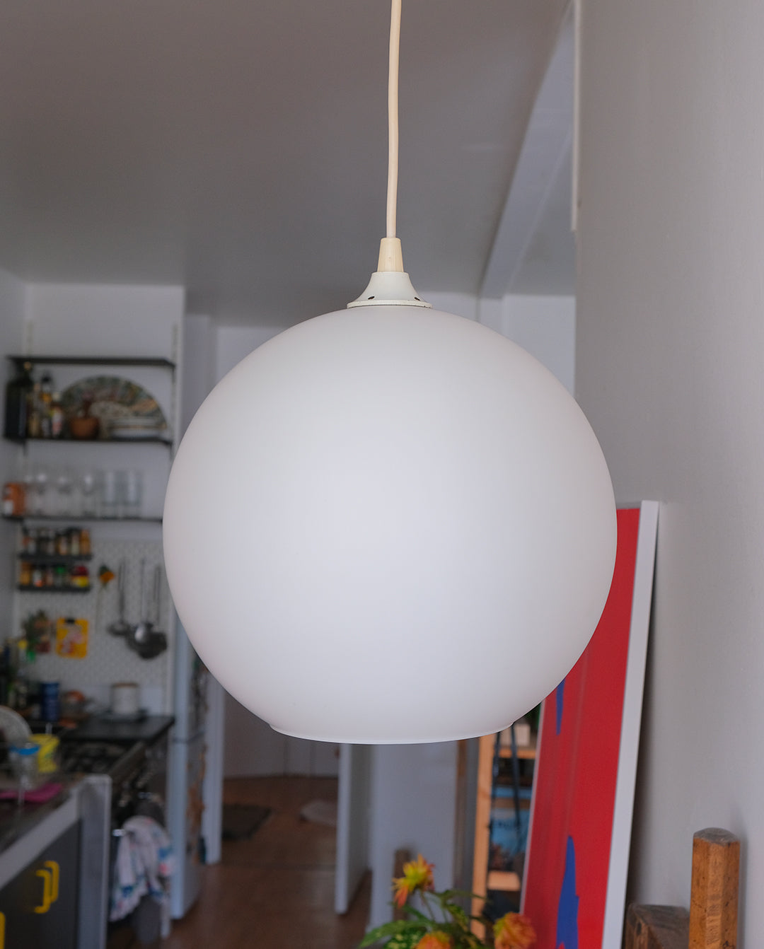 Suspension boule années 70