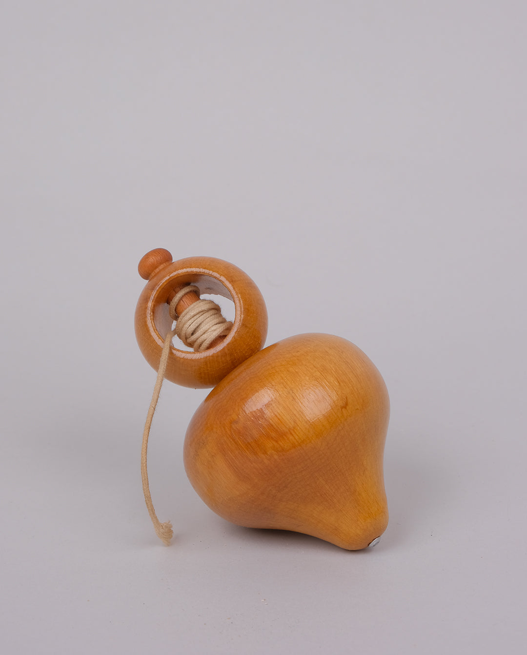 Toupie vintage en bois