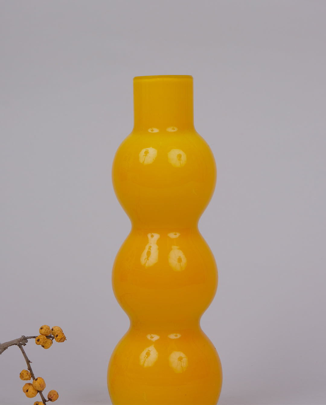 Vase en verre, années 70