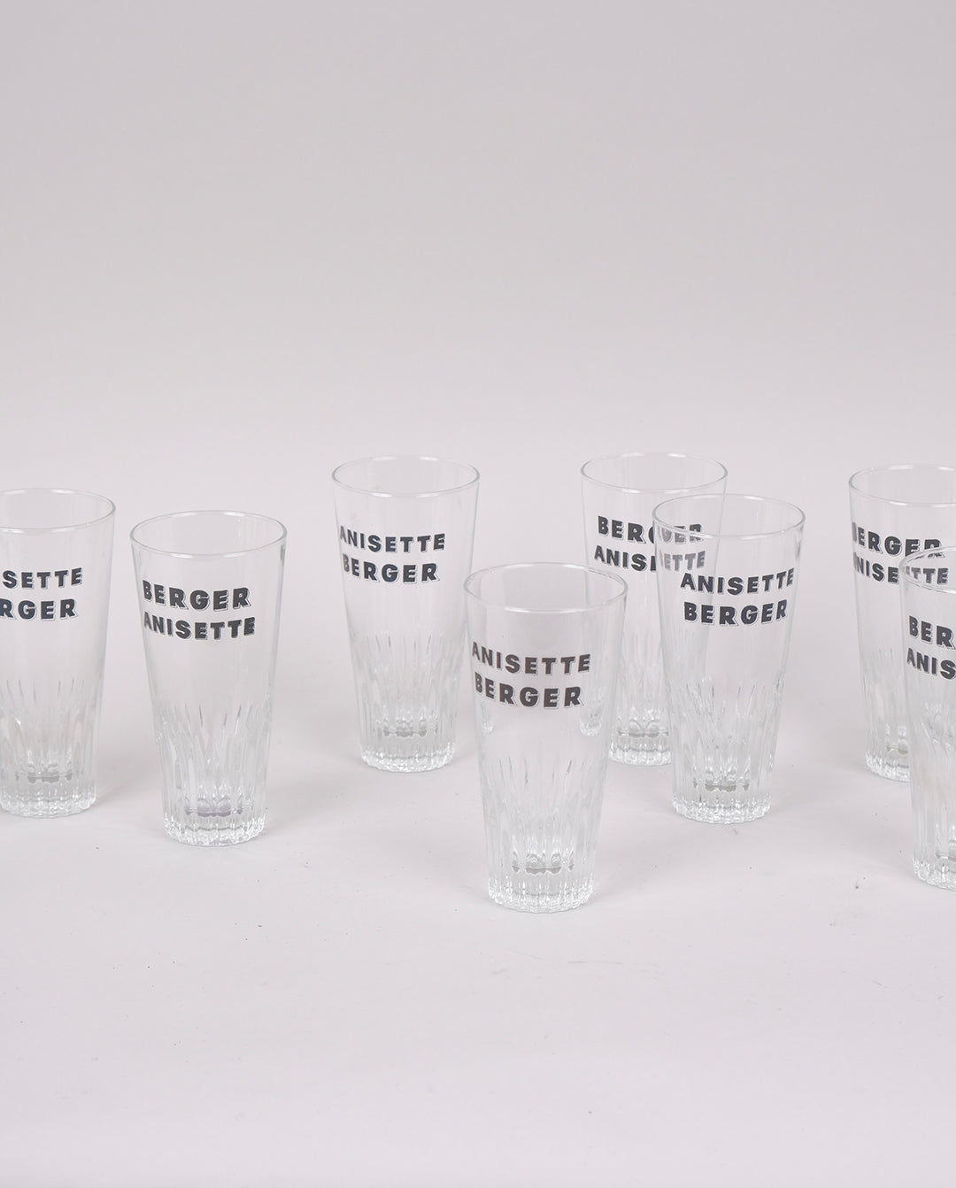 Verres publicitaires Berger Anisette