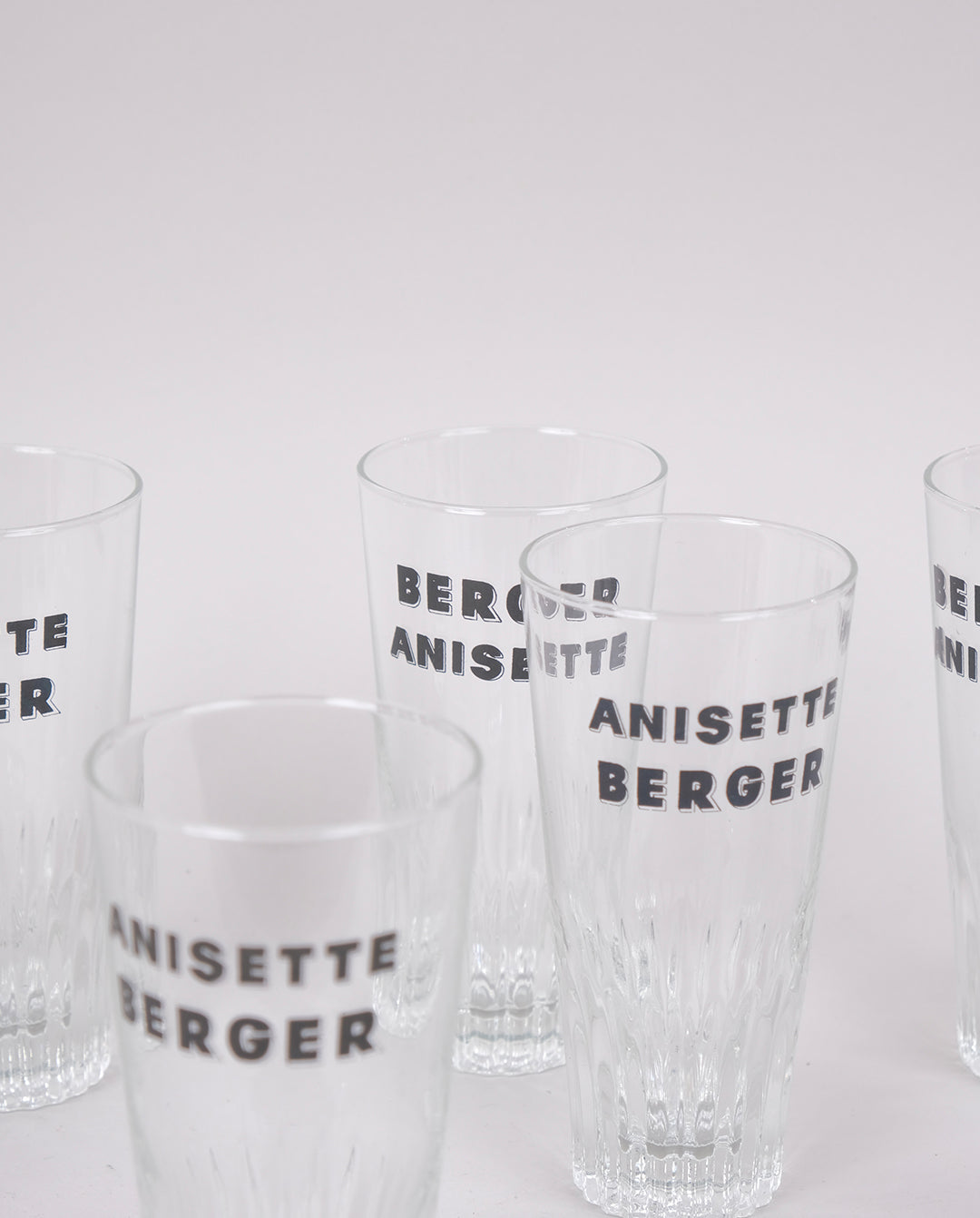 Verres publicitaires Berger Anisette