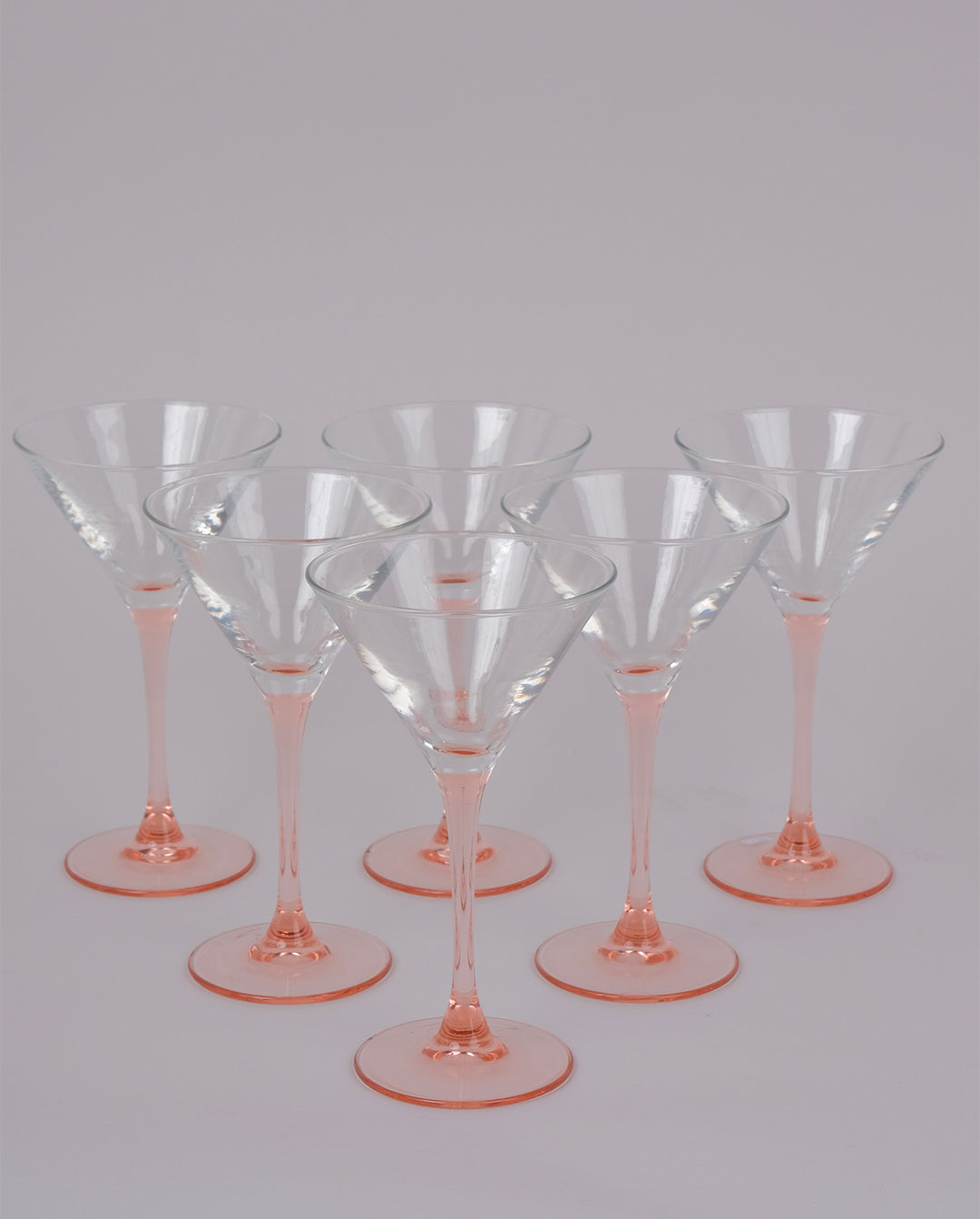 Verres à martini vintage x6