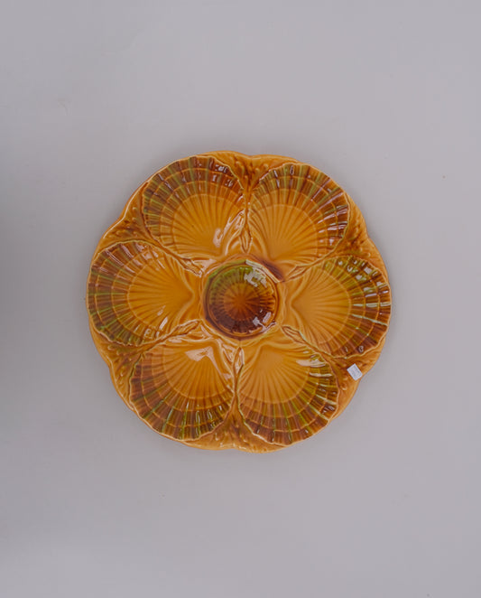 Assiette à huîtres Sarreguemines