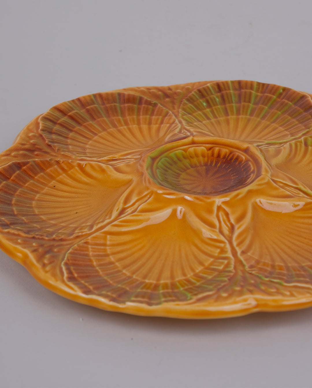 Assiette à huîtres Sarreguemines