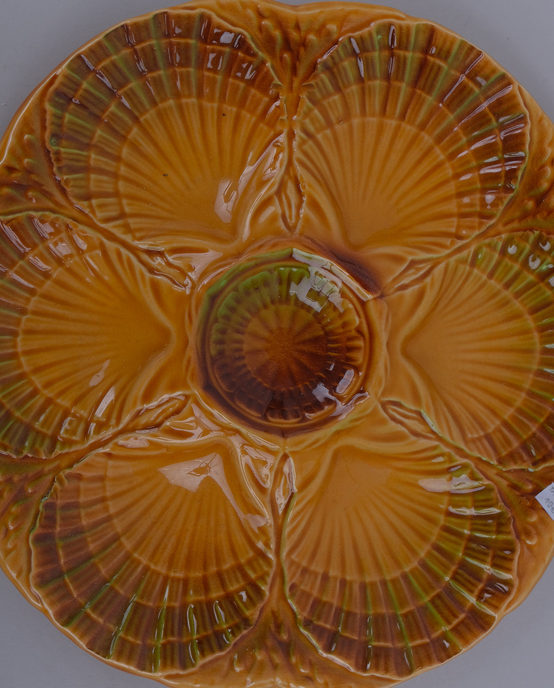 Assiette à huîtres Sarreguemines