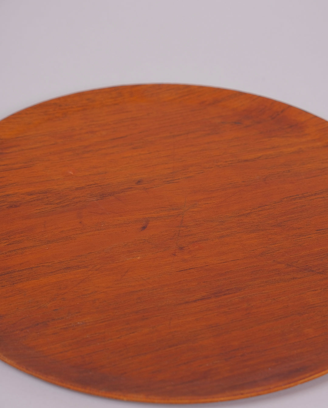assiette en teck années 60