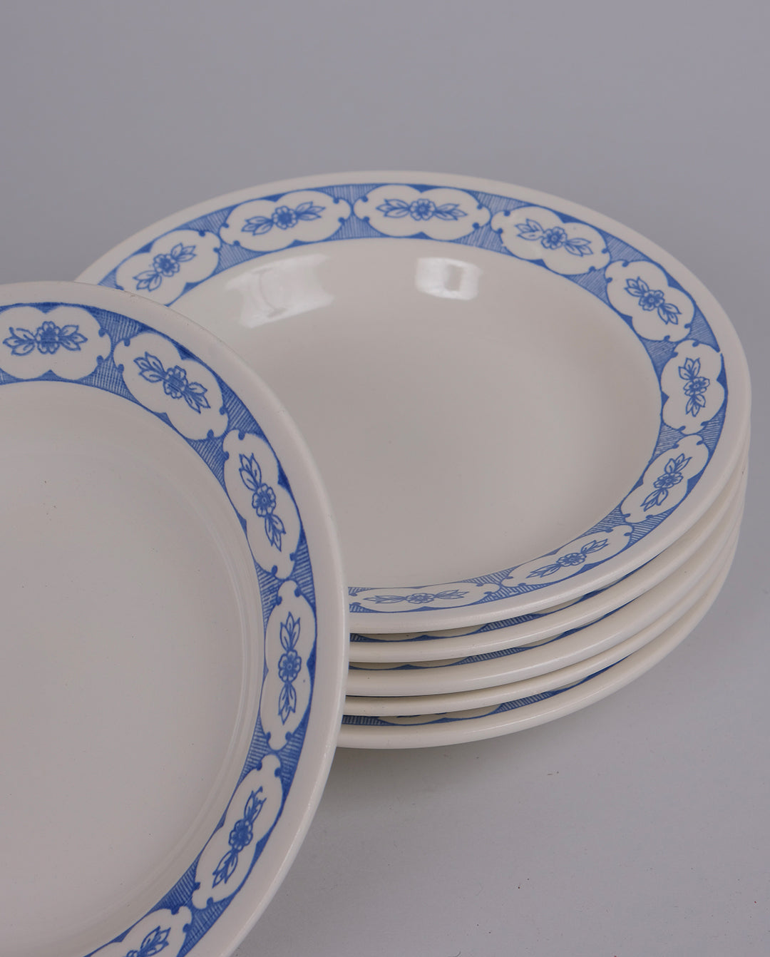 Assiettes creuses terre de fer x6