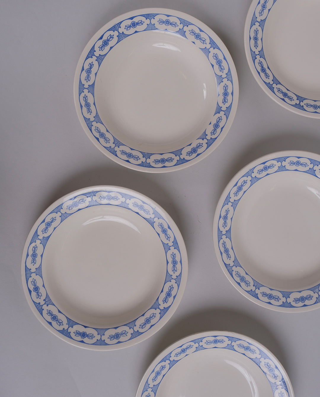 Assiettes creuses terre de fer x6