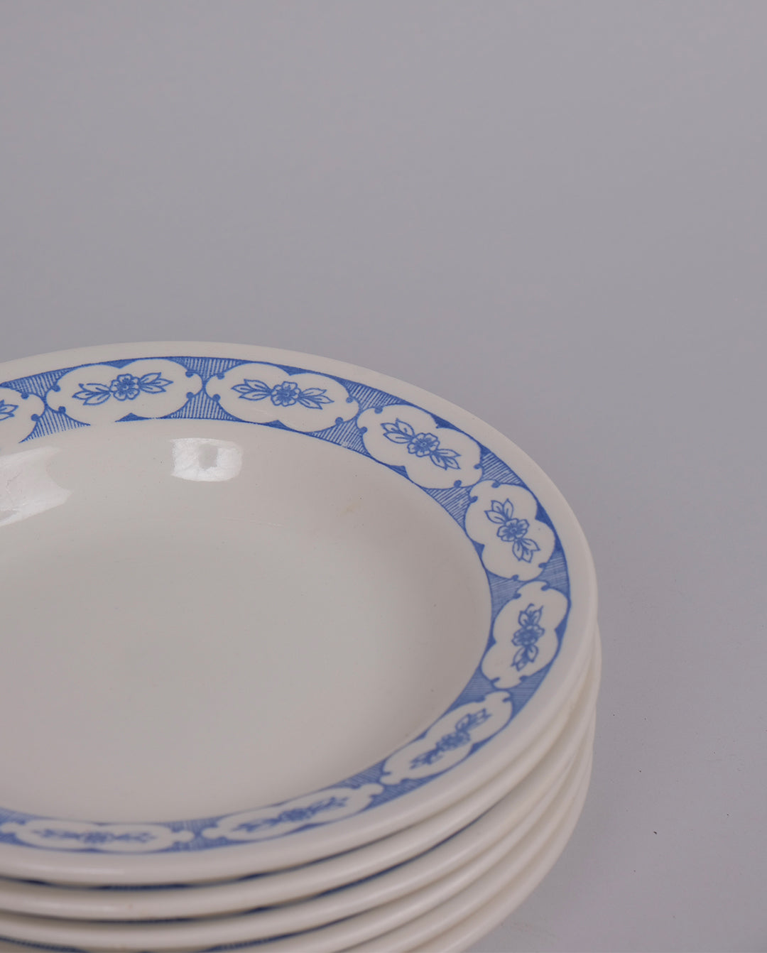Assiettes creuses terre de fer x6