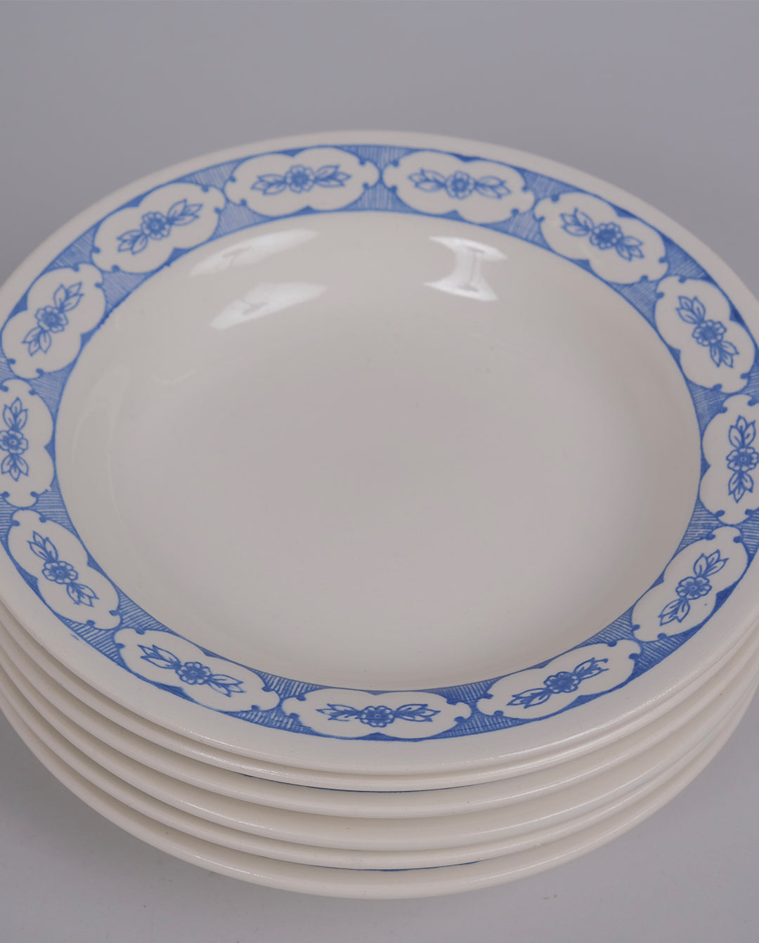 Assiettes creuses terre de fer x6
