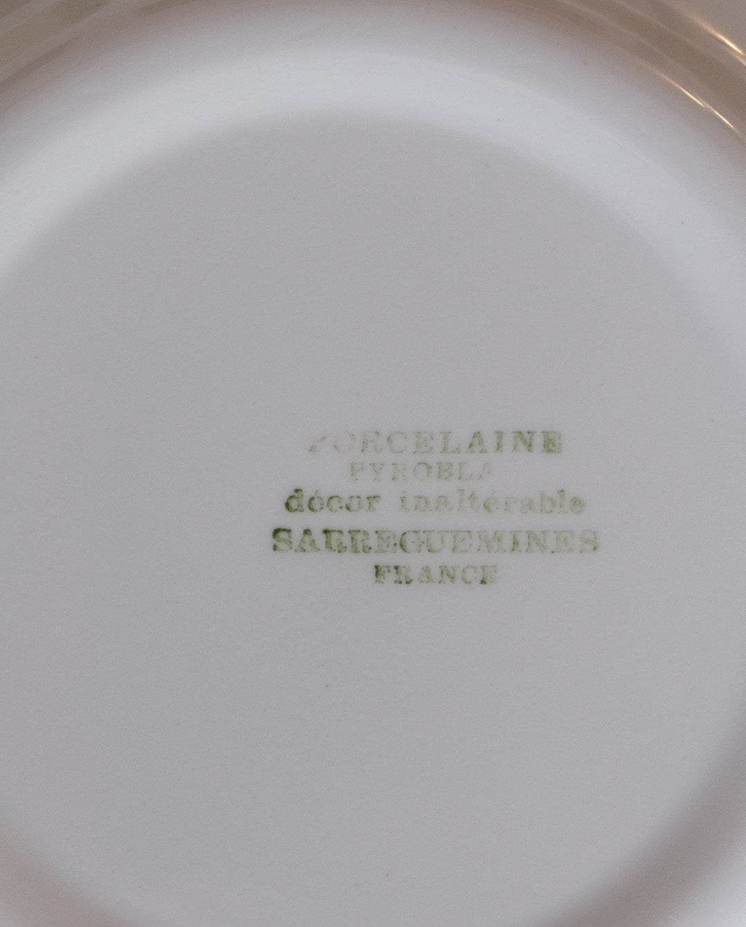 Assiettes à dessert Sarreguemines x4