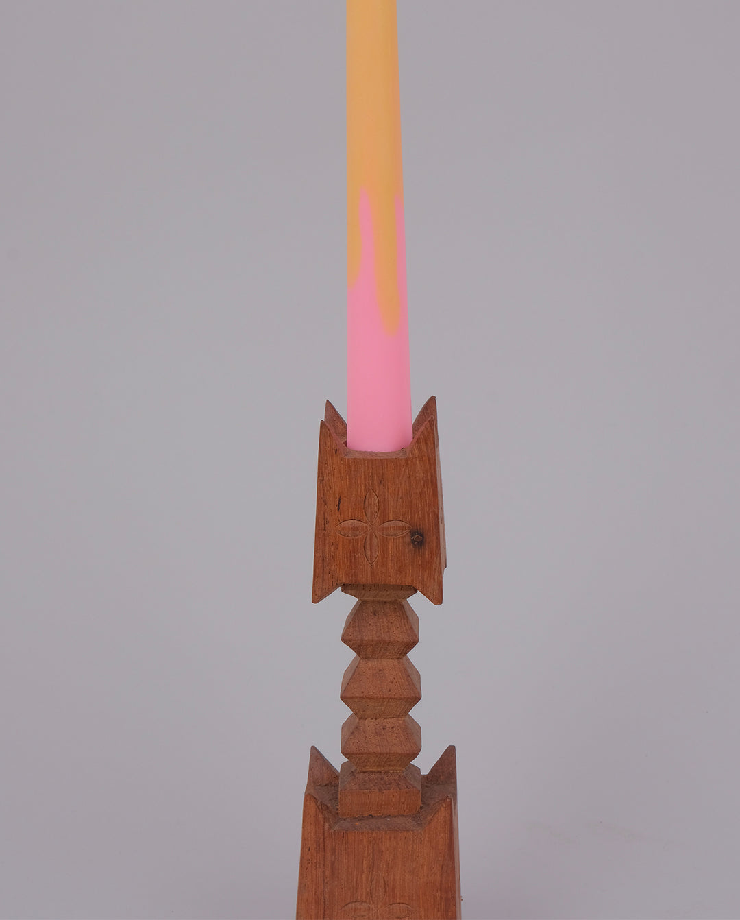 Bougeoir en bois