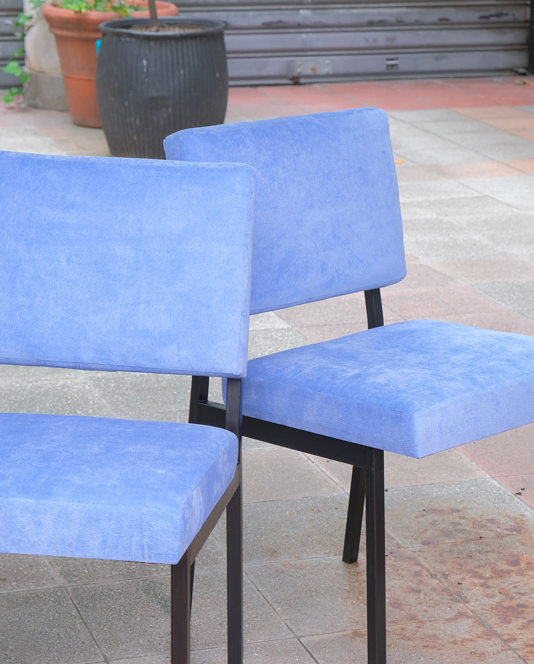 Chaises années 60 x4