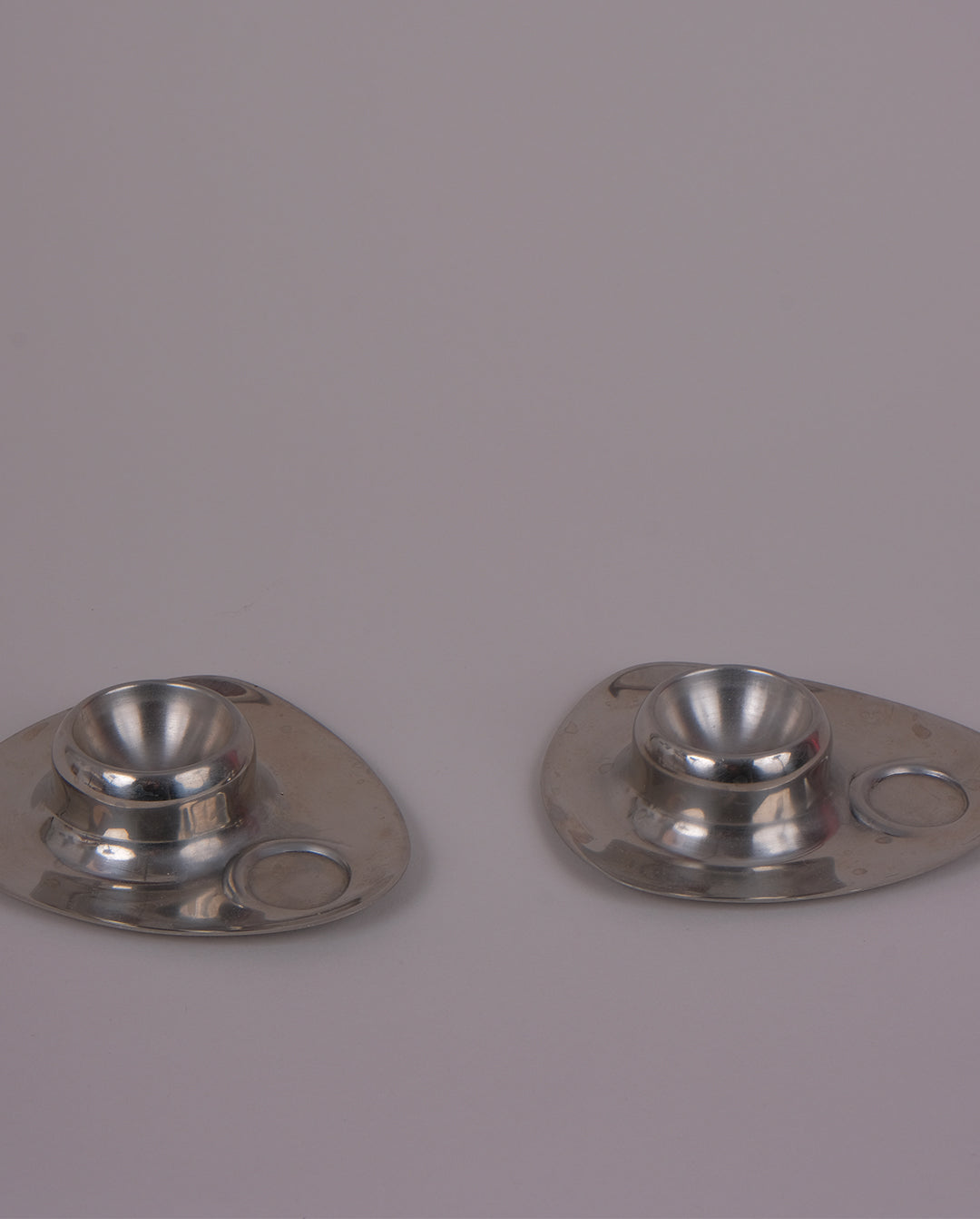 Coquetiers en inox x2