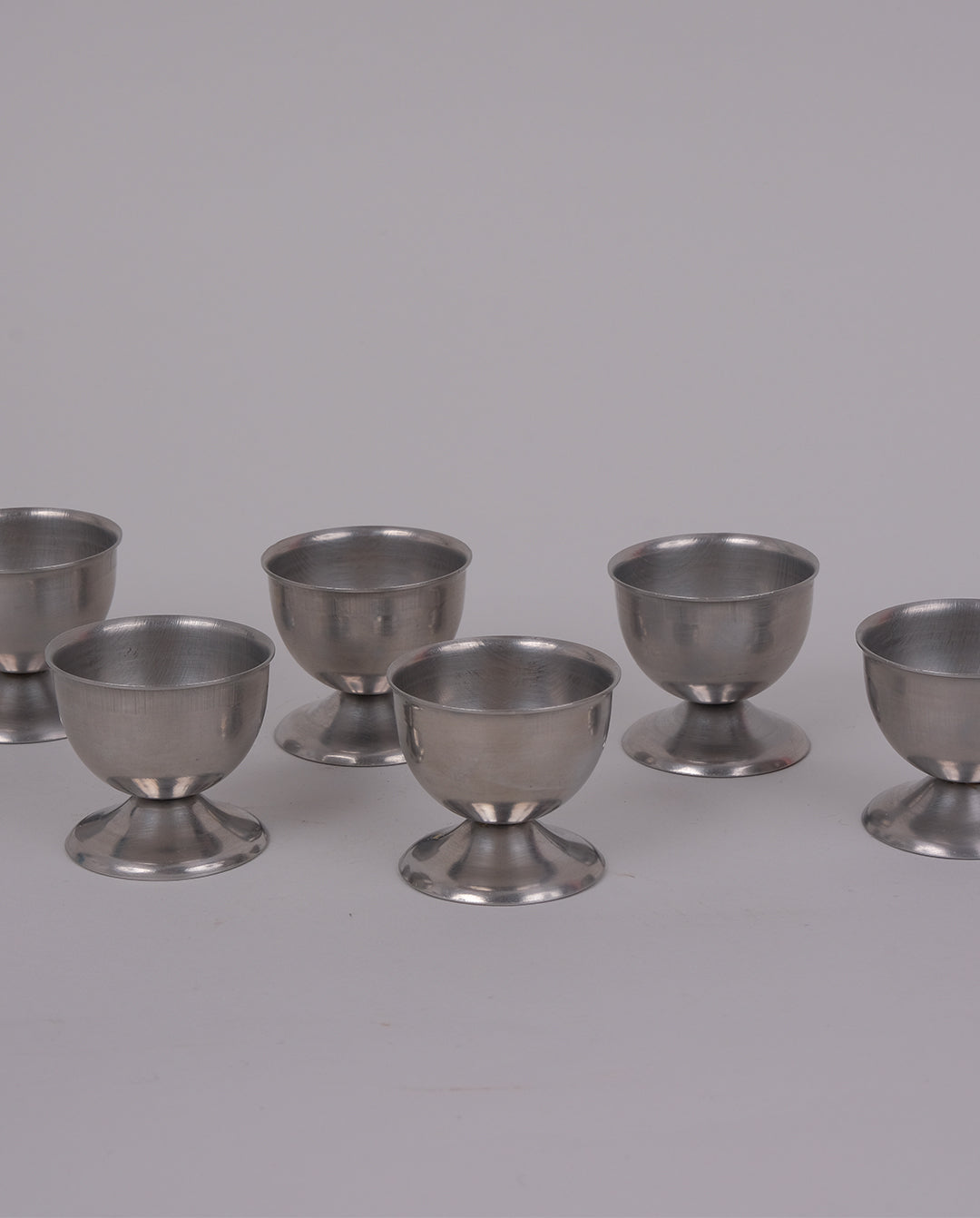 Coquetiers en inox x6