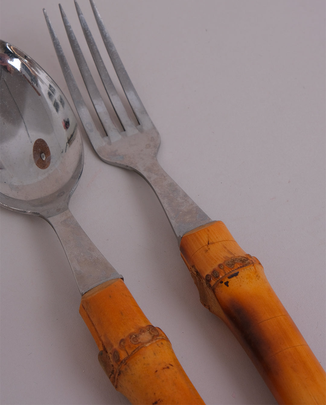 Couverts de service en bambou