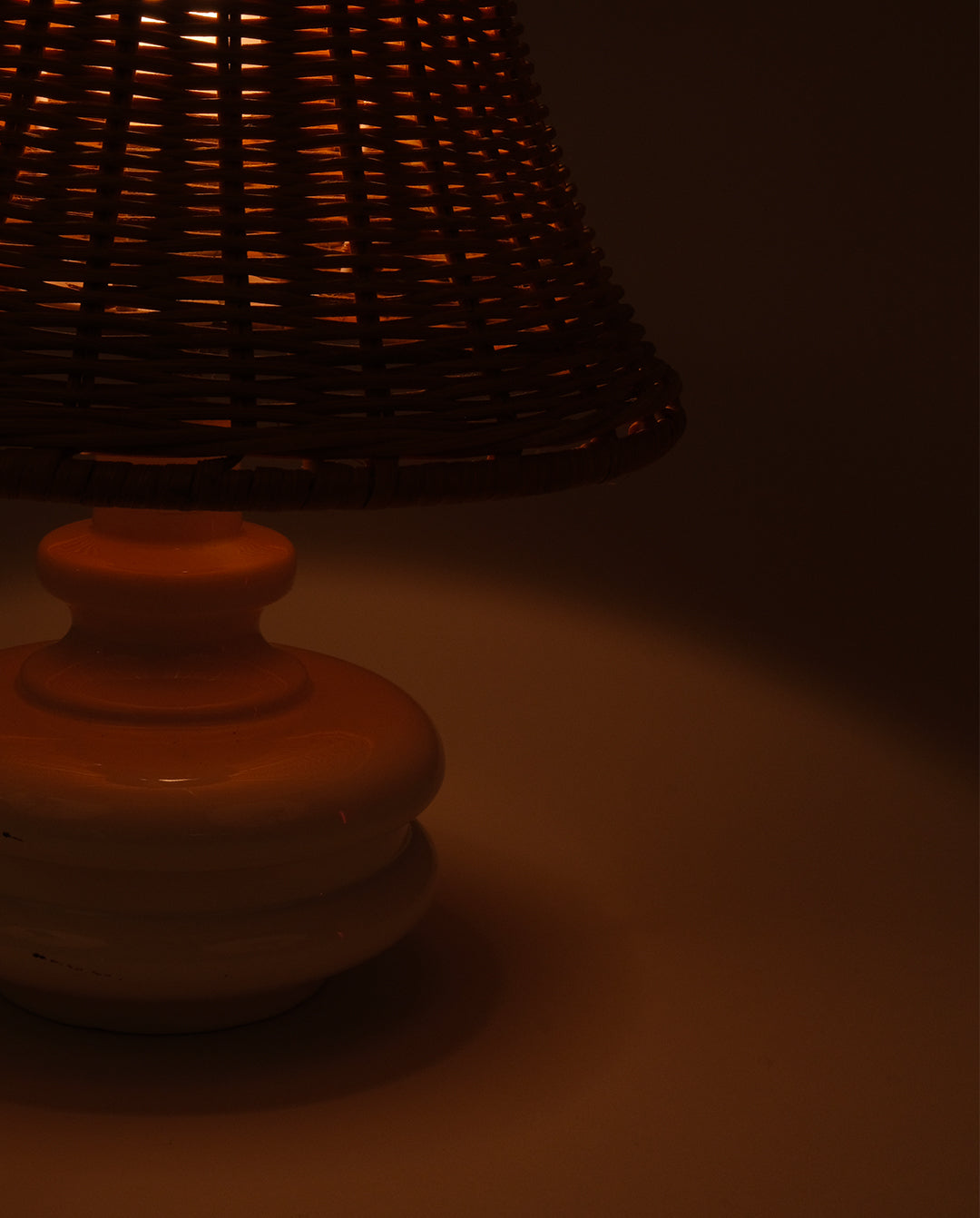 Lampe en céramique, années 60