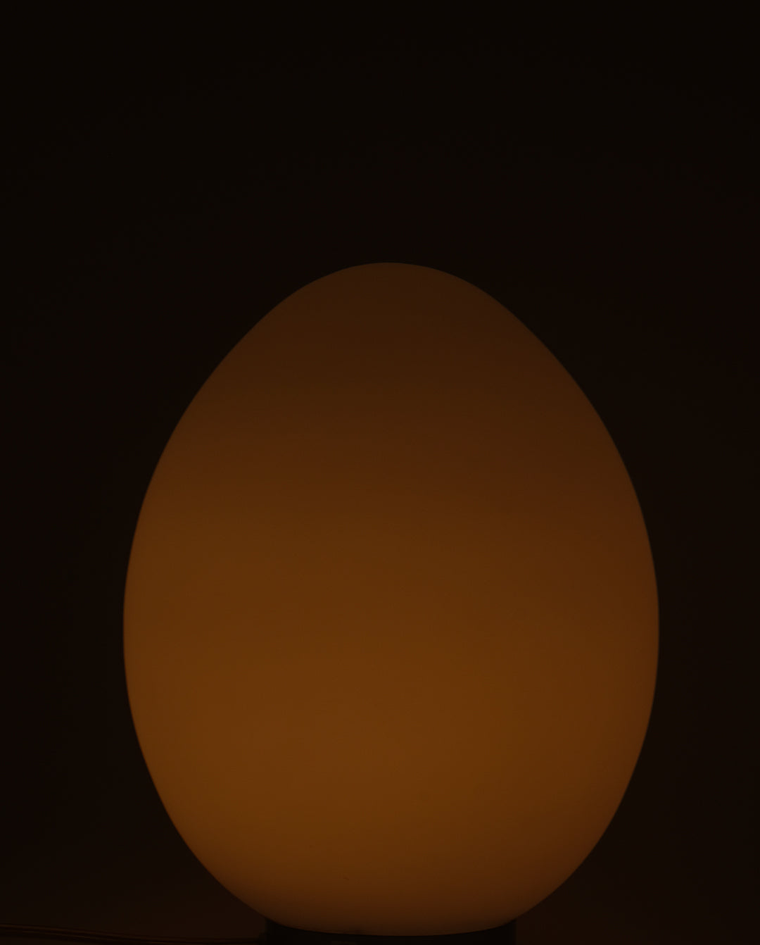 Lampe en verre dépoli