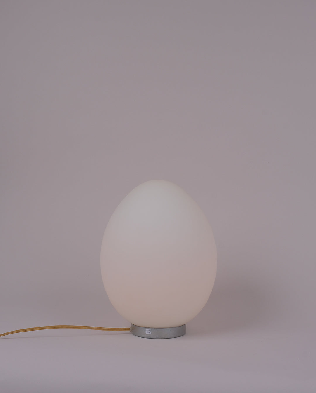 Lampe en verre dépoli