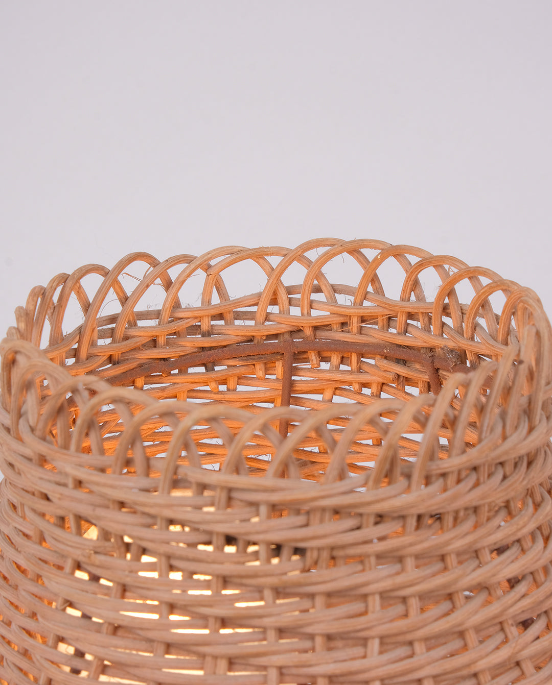 Lampe en osier