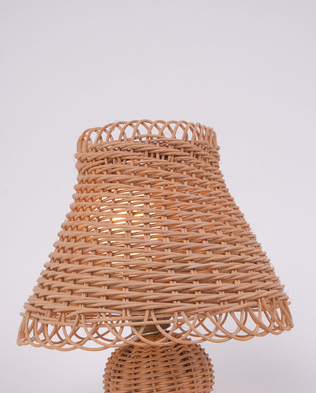 Lampe en osier