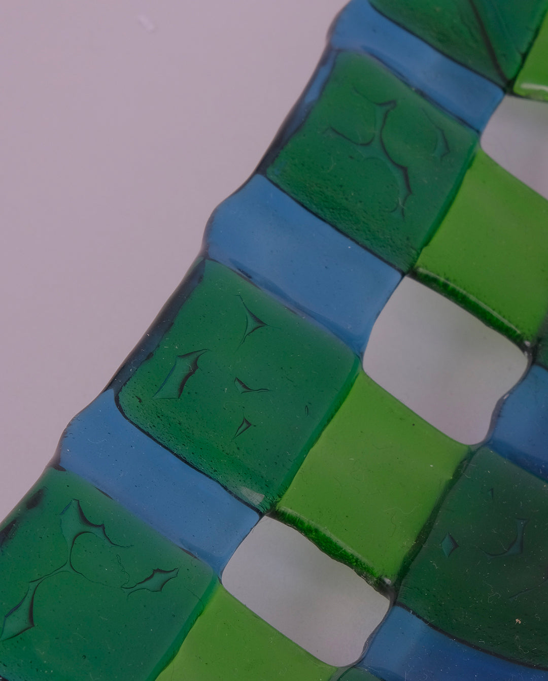 Plateau en pâte de verre