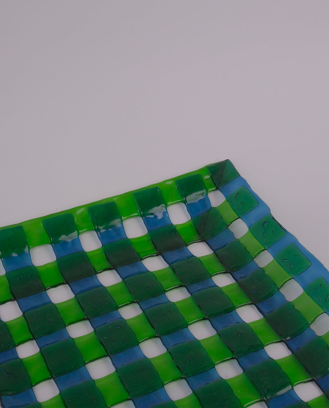 Plateau en pâte de verre