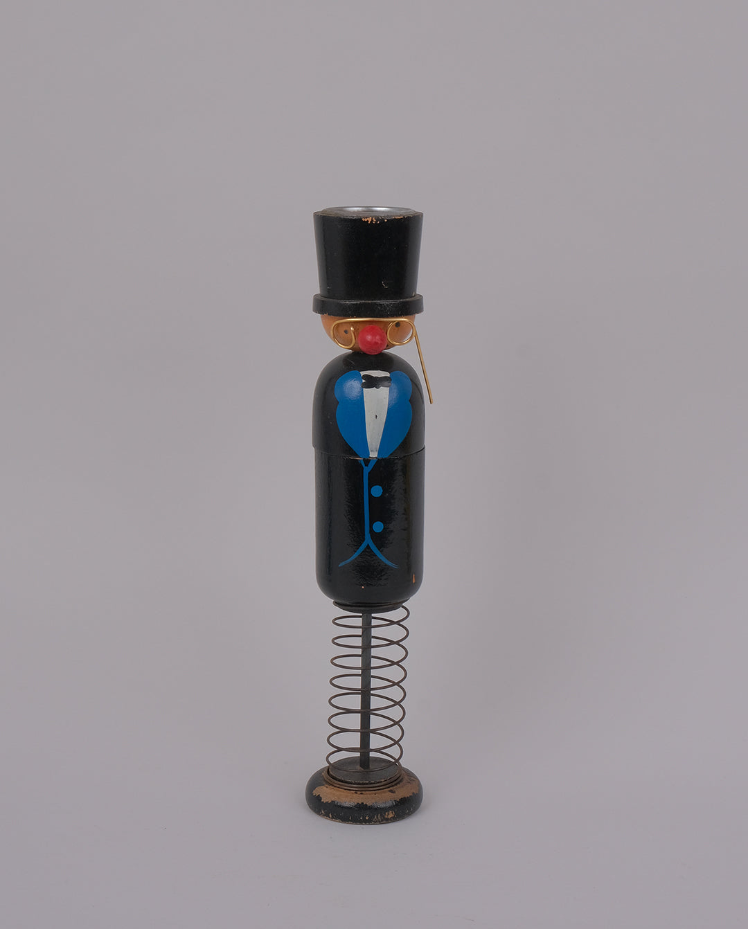 Porte-cigarette peint à la main, objet insolite vintage des années 50