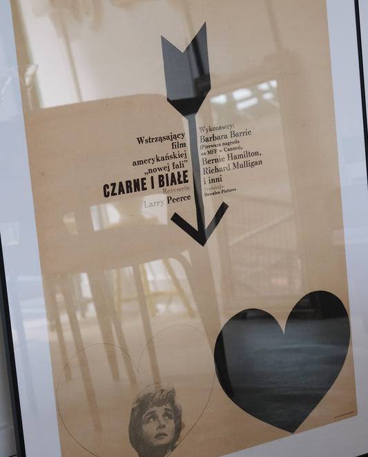 Affiche polonaise du film One Potato, Two Potato, 1964