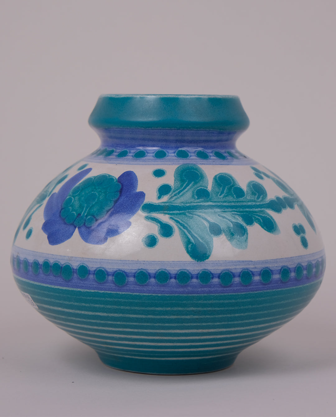 Vase boule peint à la main