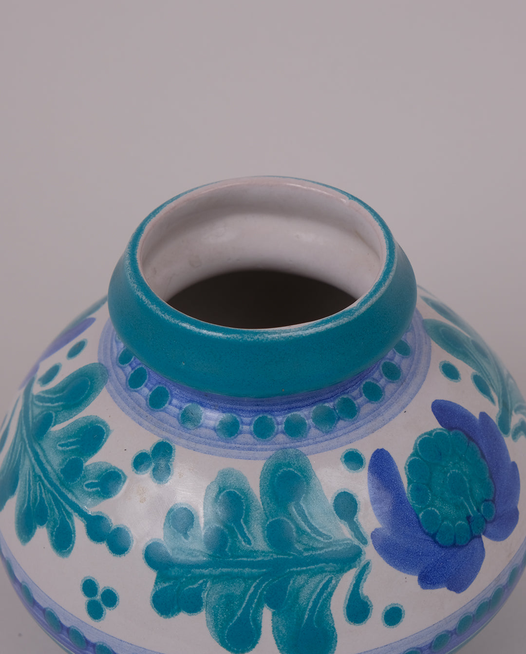 Vase boule peint à la main