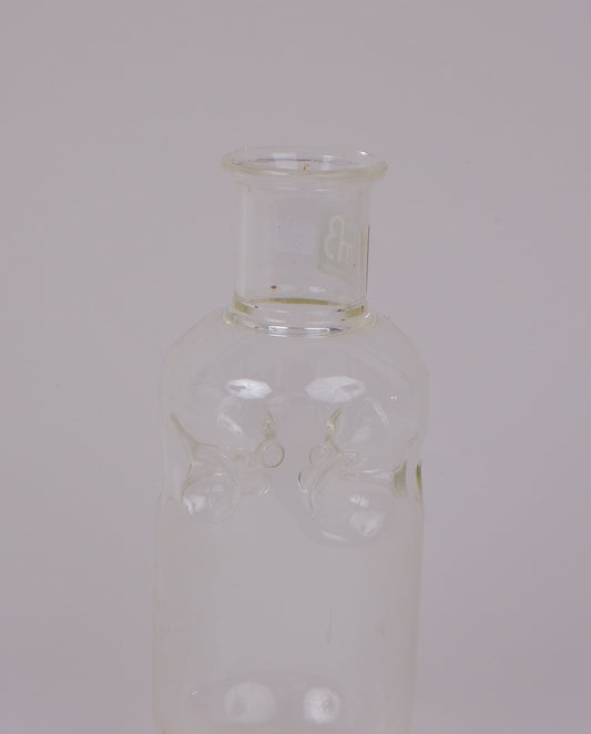 Vase bouteille en verre soufflé
