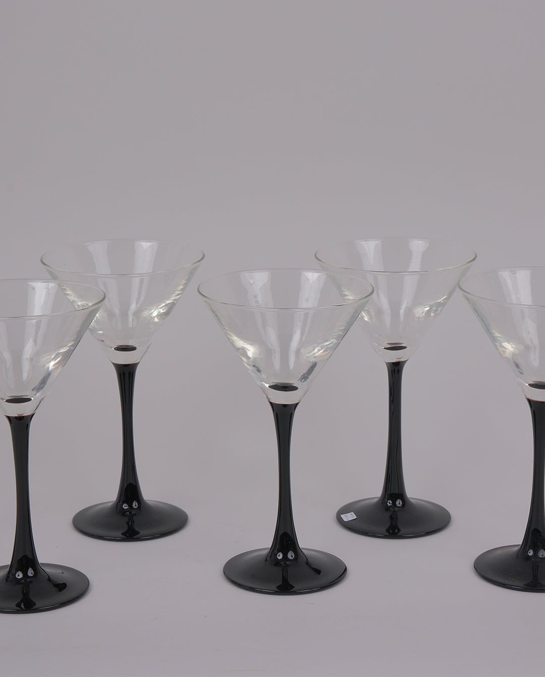 Verres à martini, vaisselle vintage des années 80