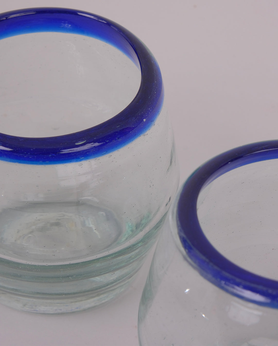 Verres soufflés artisanaux x2