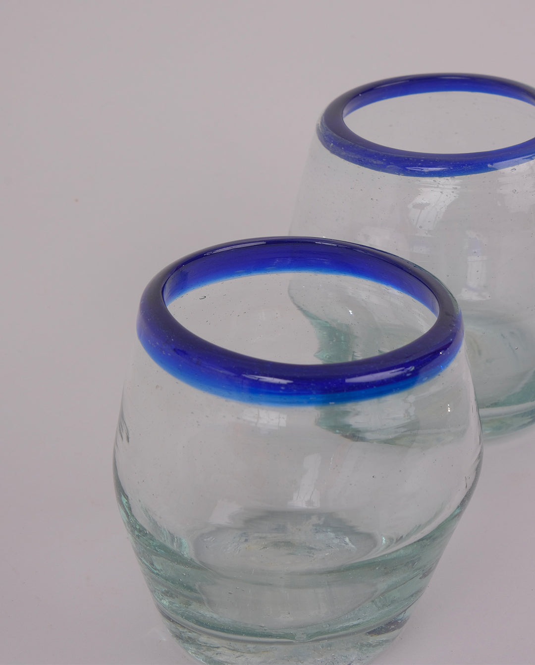 Verres soufflés artisanaux x2
