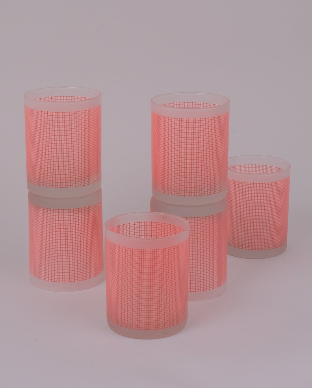 Verres à eau à motifs