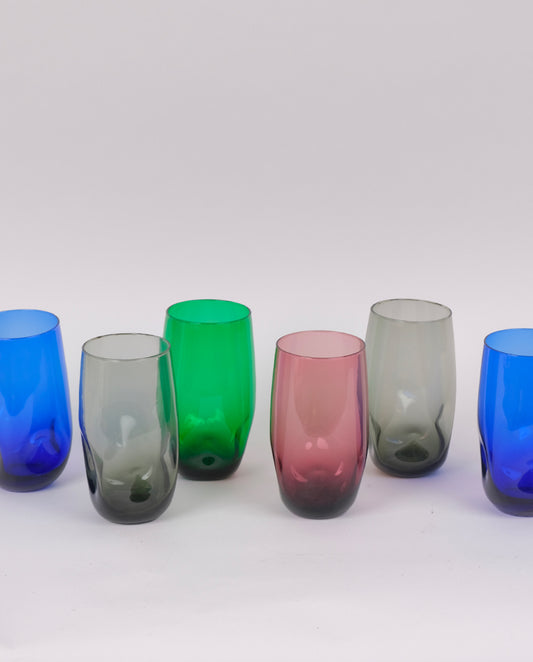 Grands verres à eau années 60