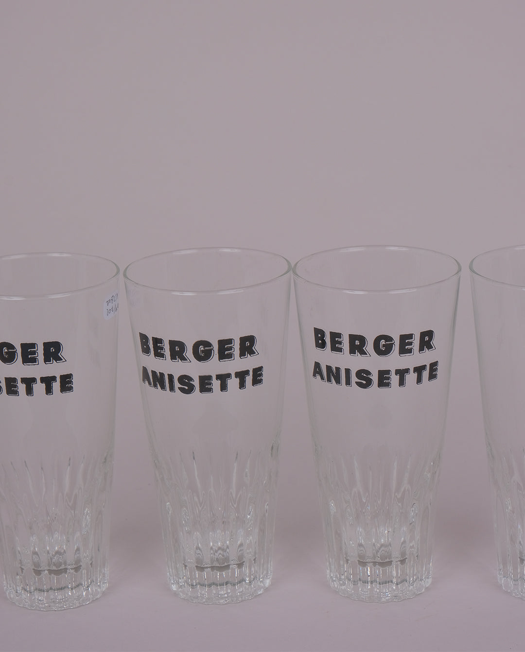 Verre publicitaires x4