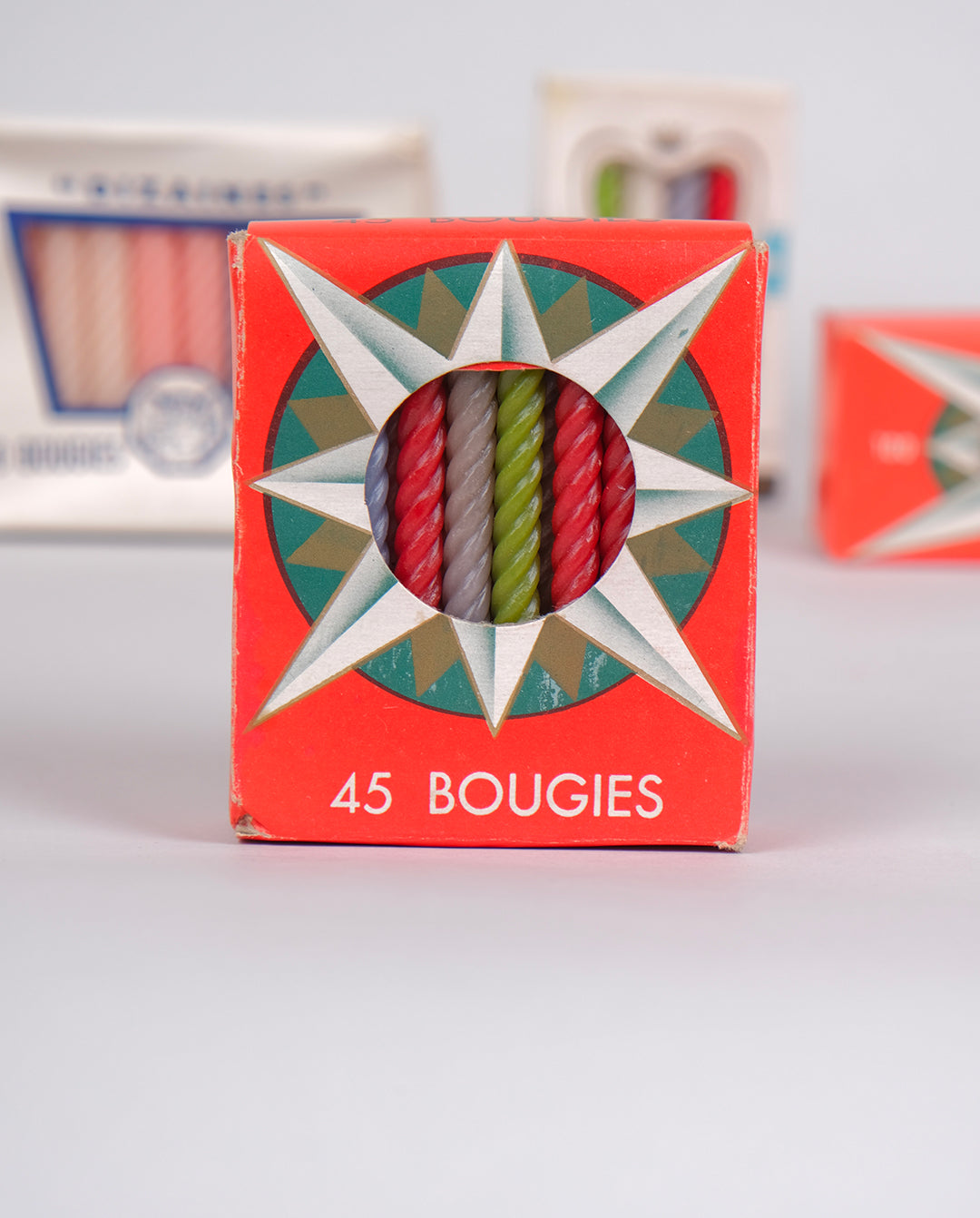 Bougies d'anniversaire vintage