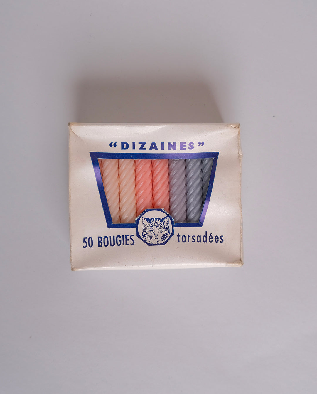 Bougies d'anniversaire vintage