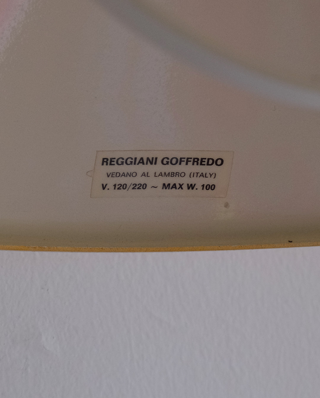 Suspension contrepoids Reggiani Goffredo